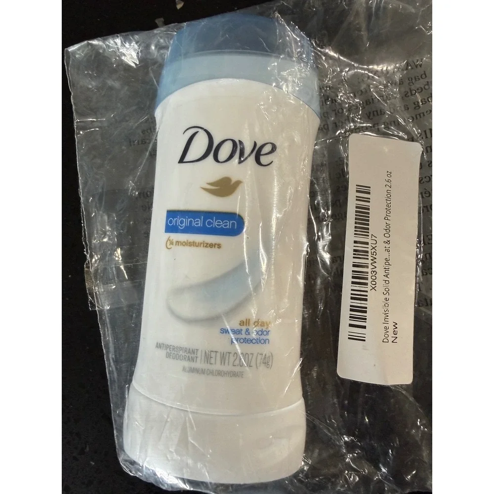 Dove Original Clean Antiperspirant Deodorant Invisible Solid 2.6 oz‎ Protection